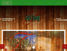 Tablet Screenshot of cafefiore.com